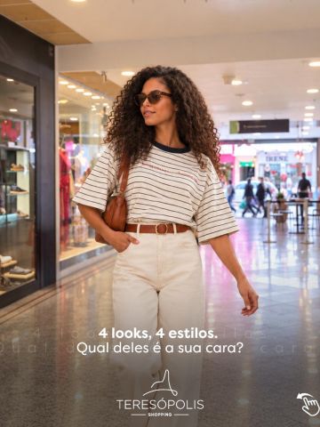 💕 Seu estilo merece novas combinações!

No Teresópolis Shopping, você encontra lojas de moda feminina com opções para renovar o guarda-roupa, montar looks para a rotina e escolher produções para ocasiões especiais.

Passe por aqui e confira as novidades! ✨