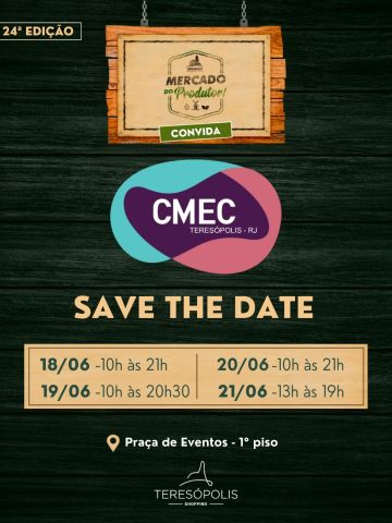 Já pode marcar na agenda!

A 24ª edição do Mercado do Produtor está chegando ao Teresópolis Shopping, reunindo empreendedorismo, produtos artesanais, criatividade e muitas oportunidades para conhecer e apoiar negócios locais.

Em parceria com a CMEC Teresópolis, esta edição promete conectar talentos, fortalecer o comércio regional e proporcionar uma experiência especial para toda a família.

📅 De 18 a 21 de junho
📍 Praça de Eventos – 1º piso

Programe sua visita e venha prestigiar!