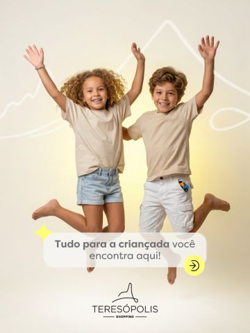 👧🧸 Diversão, conforto e muita fofura em um só lugar!

No Teresópolis Shopping, você encontra opções incríveis para a criançada, com produtos que acompanham cada fase da infância com estilo, praticidade e diversão.

Passe pelas lojas, confira as novidades e encontre aquele item que vai fazer a alegria da criançada. 💙✨