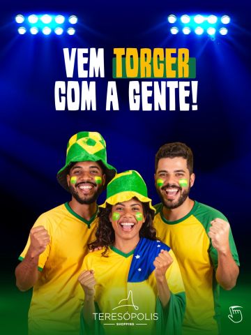 É hoje que começa a grande festa do esporte, hora de reunir a torcida e vibrar por cada lance!

No Teresópolis Shopping, a emoção do futebol fica ainda melhor quando compartilhada. 

A torcida já tem lugar certo. Vem torcer com a gente! 🇧🇷⚽

📍 Teresópolis Shopping