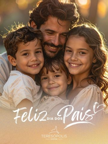 Para quem carrega no colo, ensina pela vida e ama sem explicar. Que hoje seja um dia de abraço apertado e momentos que ficam pra sempre.
Feliz Dia dos Pais! 🧡
Com carinho, Teresópolis Shopping.