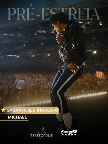 Prepare-se para viver a energia de Michael Jackson como nunca antes!

A pré-estreia de Michael chega ao @redecineshow do Teresópolis Shopping com toda a emoção, música e história de um dos maiores ícones da música mundial. Uma experiência imperdível para fãs e amantes do cinema! 🍿

⭐ Garanta seu ingresso e venha sentir de perto esse espetáculo nas telonas!