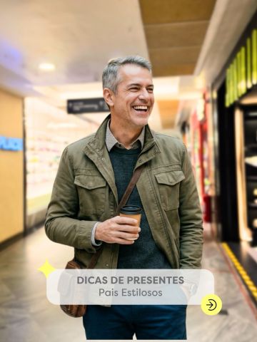 Estilo que combina com ele. 👞
Para o pai que sabe que os detalhes fazem toda a diferença, o presente certo está aqui.
Roupas e calçados pra celebrar o Dia dos Pais com muita personalidade.
📍 Teresópolis Shopping