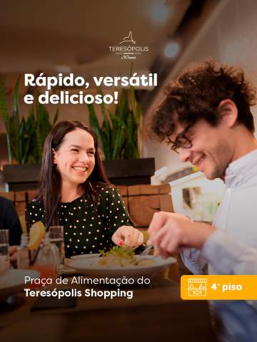 Do lanche ao prato principal: a sua próxima refeição está na Praça de Alimentação do Teresópolis Shopping! 

@grill.arizona 
@bobsteresopolis 
@milkymoo_teresopolisshopping 
@santaceiarestaurant 
@spoletoteresopolis 

#teresópolisshopping #oshoppingdacidade