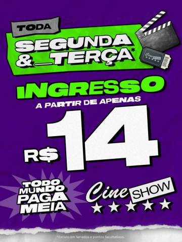 Segunda e terça é dia de todo mundo pagar meia! ✨Já escolheu o filme da semana? 🍿@redecineshow#teresopolisshopping #oshoppingdacidade #euamotere