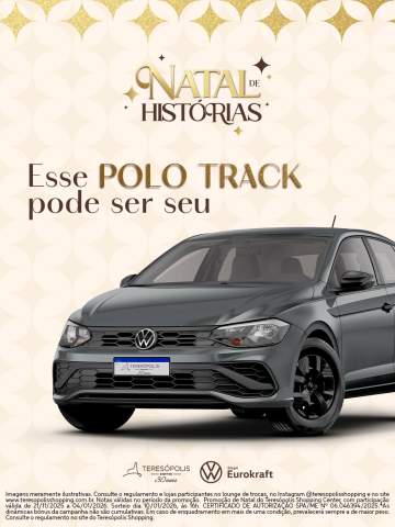 O Natal do Teresópolis Shopping pode te levar para casa de Polo Track!Faça suas compras, cadastre suas notas e garanta cupons extras: 3x mais para quem participou de campanhas anteriores e 2x mais para quem cadastra pelo QR Code.Regulamento no link da BIO.Participe e aumente suas chances! 🎄#TeresópolisShopping #OShoppingDaCidade #EuAmoTere