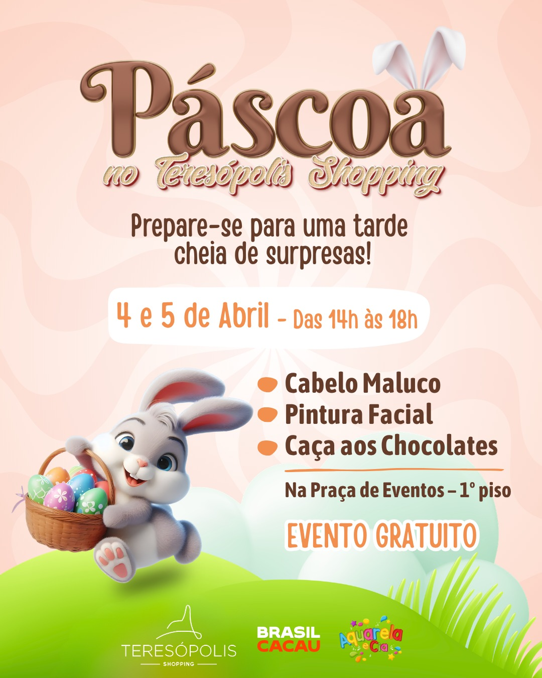 Oficina de Páscoa no Teresópolis Shopping 2026
