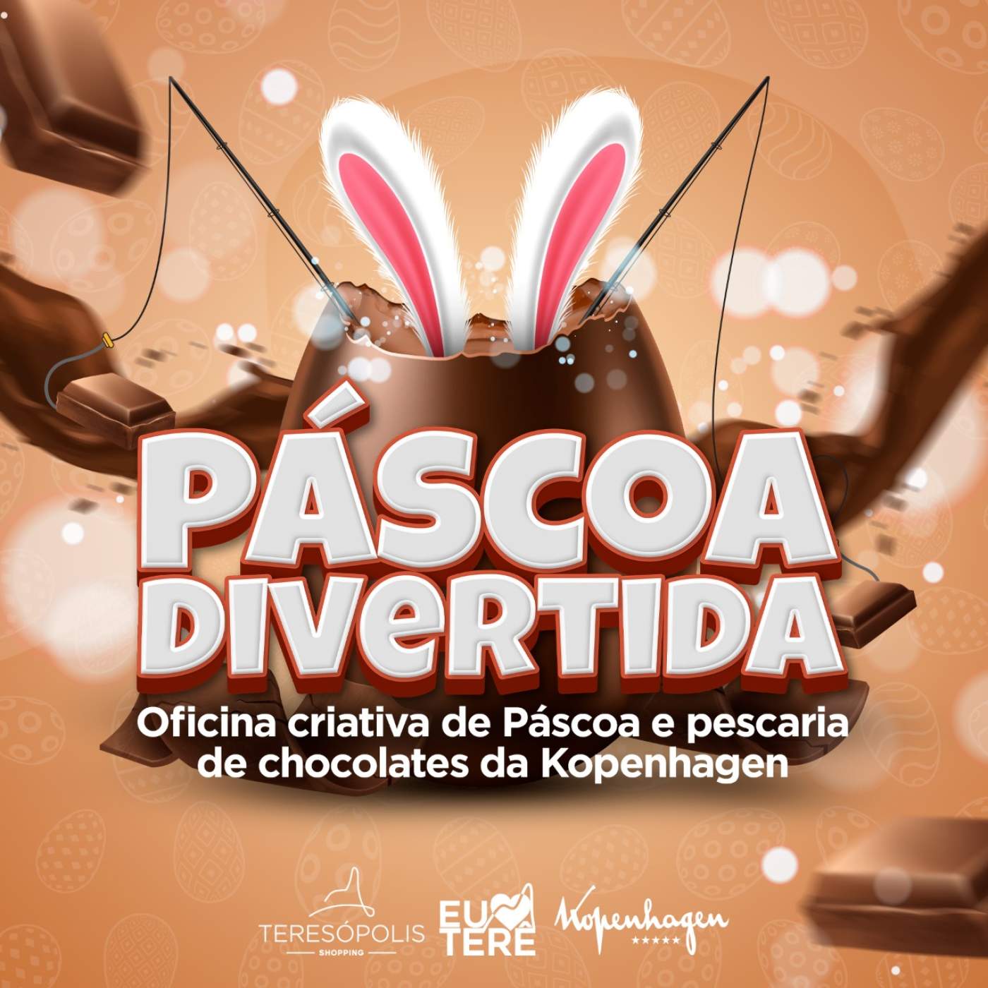 Oficina de Páscoa e Pescaria com a Kopenhagen