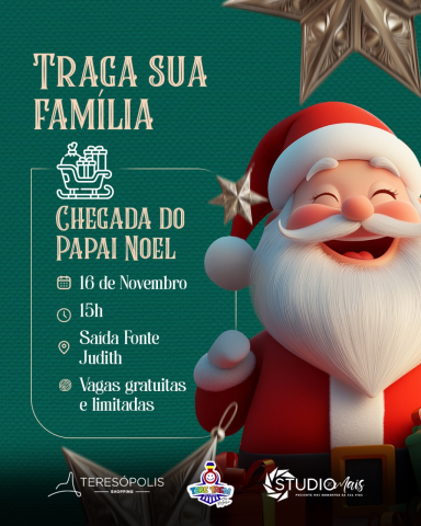 Chegada do Papai Noel no Teresópolis Shopping