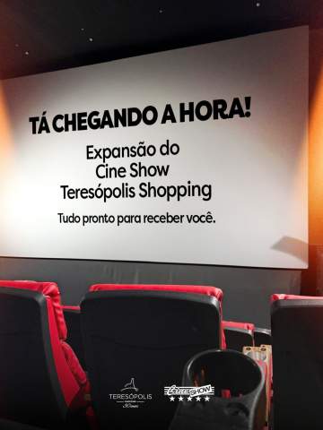🎬✨ O cinema do Teresópolis Shopping está de cara nova.O Cine Show inicia uma nova fase com salas renovadas, mais conforto e tecnologia de ponta. Já são 4 salas em funcionamento, incluindo uma sala com tela gigante, projeção a laser e poltronas premium, além de novo hall e bomboniere.E vem mais por aí: a expansão continua com a chegada da Sala GOLD, o padrão VIP da rede, reforçando o cinema como um dos principais espaços de lazer e cultura da cidade. 🍿Confira mais detalhes em: www.teresopolisshoppingcenter.com.br/#teresopolisshopping #oshoppingdacidade #euamotere